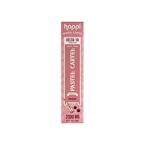 cartel disposable vape Happi & Pastel Cartel - Pink Rozay Disposable - D10