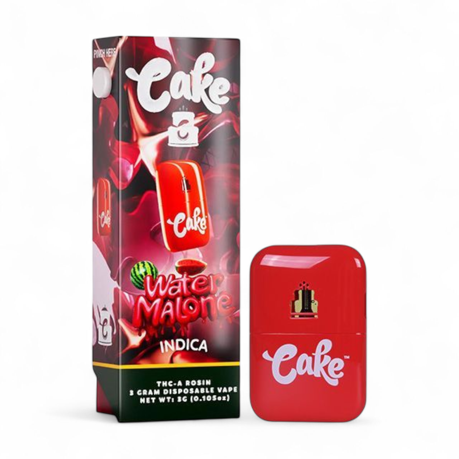Cake - 3 Gram - Watermelon Disposable - $24.99 Classy C Cake - 3 Gram - Watermelon Disposable - $24.99 Classy C