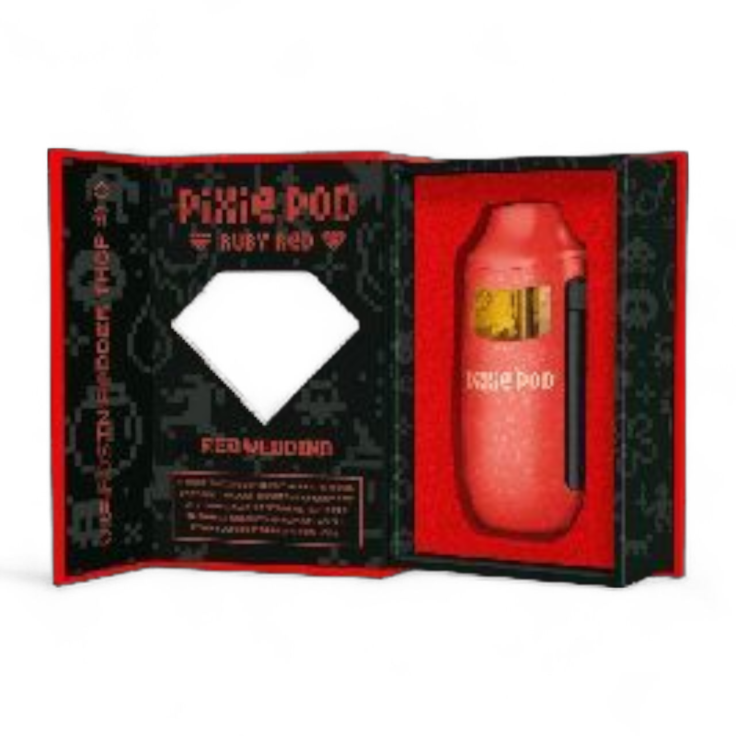 Pixie Pod Thc Vape Pixie Dust - Pixie Pod Ruby Red - Red Zeppelin  Disposable