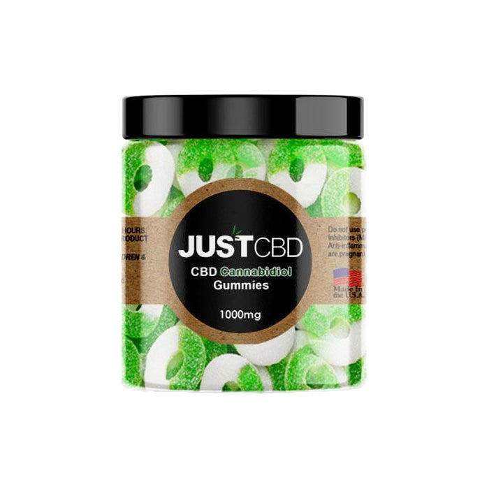 Just CBD - Apple Ring Gummies 1000mg