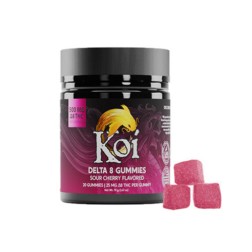 Koi - Sour Cherry Gummies - Delta 8