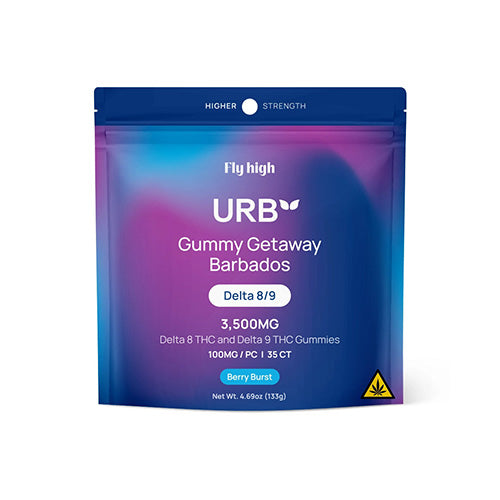 Urb - Berry Burst Live Resin Gummies - Delta 8 / Delta 9