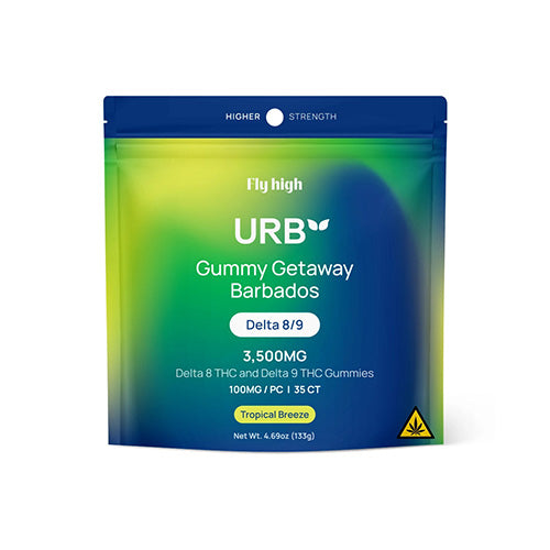 Urb - Tropical Breeze Live Resin Gummies - Delta 8 / Delta 9 