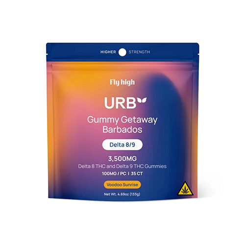 Urb - Voodoo Sunrise Live Resin Gummies - Delta 8 / Delta 9