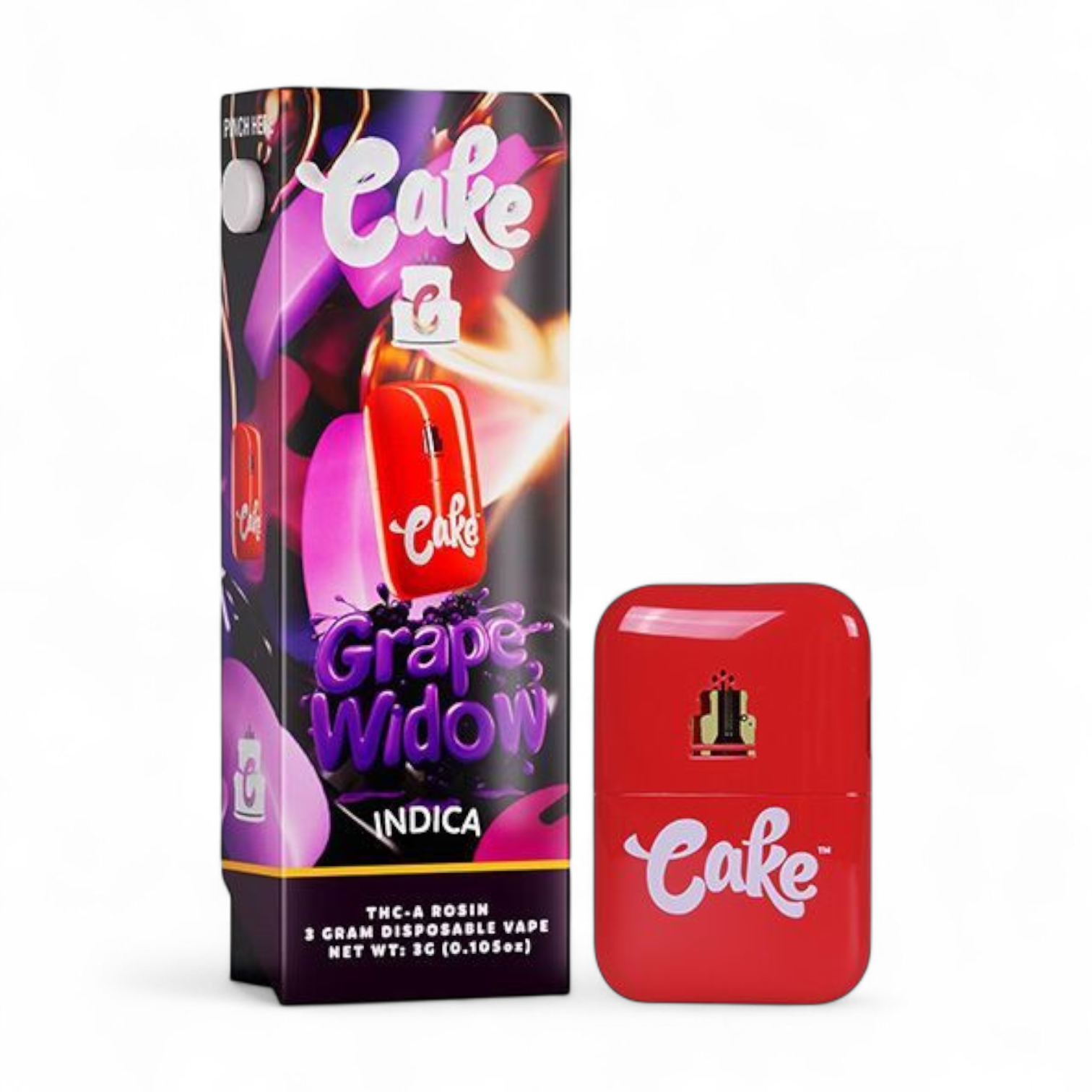 Cake - 3 Gram - Grape Widow Disposable