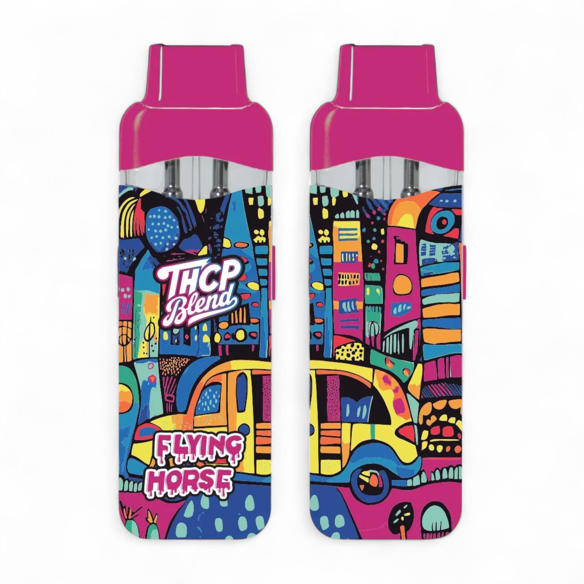 Flying Horse - 2-In-1 - ANGLE CAKE + APEX ROSIN Disposable - THCP/THC8 - Device