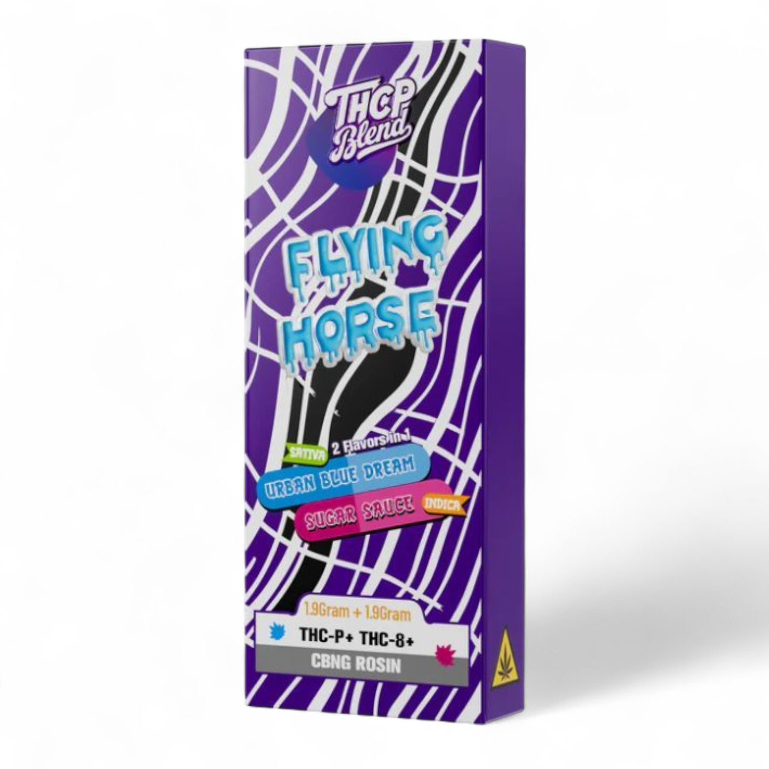 Flying Horse - 2-In-1 - URBAN BLUE DREAM + SUGAR SAUCE Disposable - THCP/THC8
