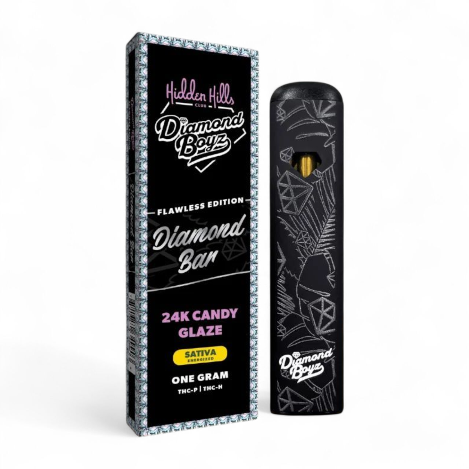 Diamond Boyz Flawless Edition - 24K Candy Glaze Disposable - THCP/THCH