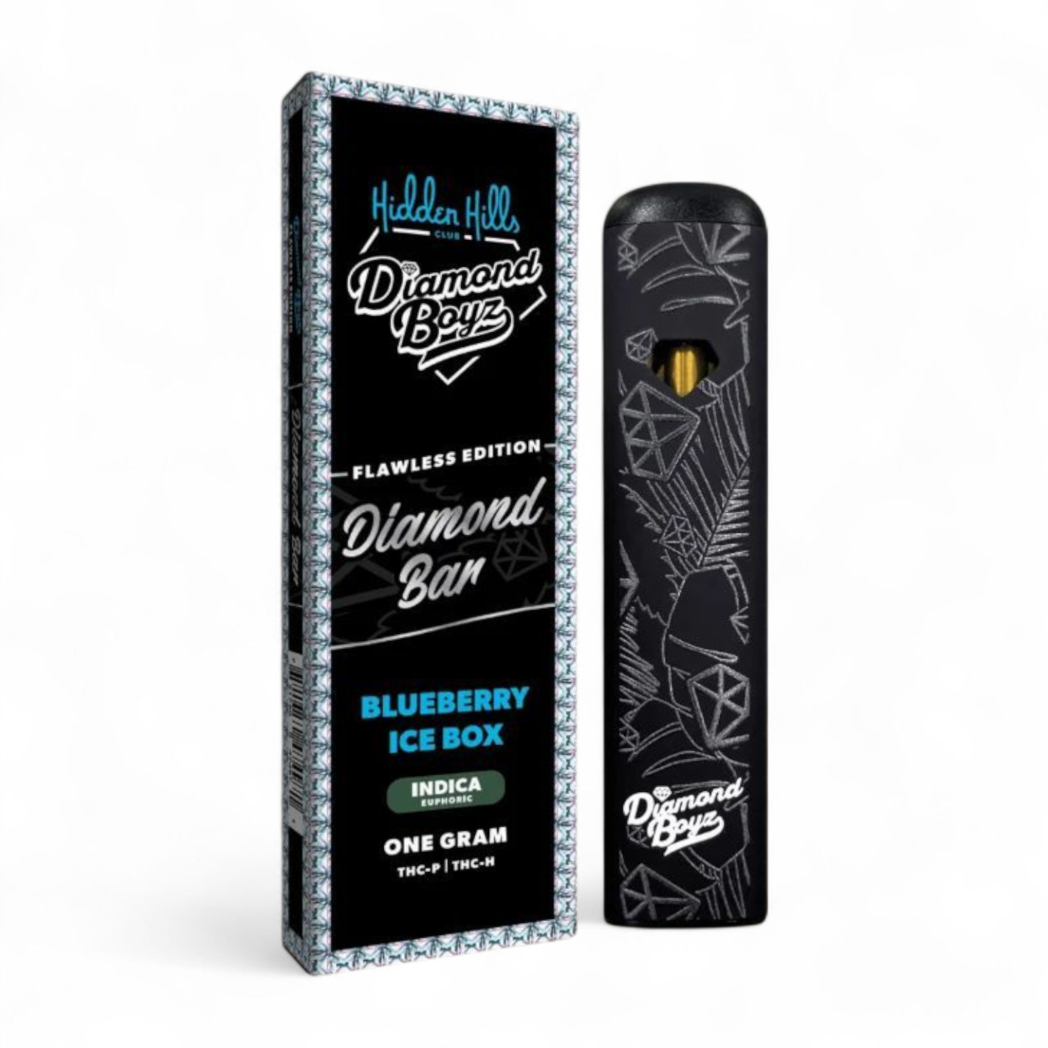 Diamond Boyz Flawless Edition - Blubberry Ice Box Disposable - THCP/THCH