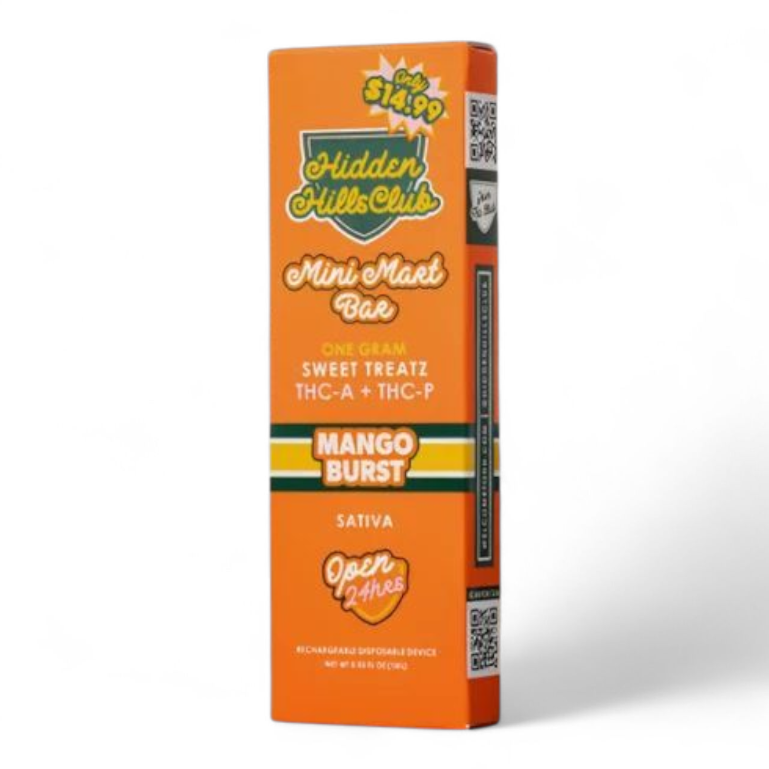 Mini Mart Bar - Mango Burst Disposable - THCA/THCP