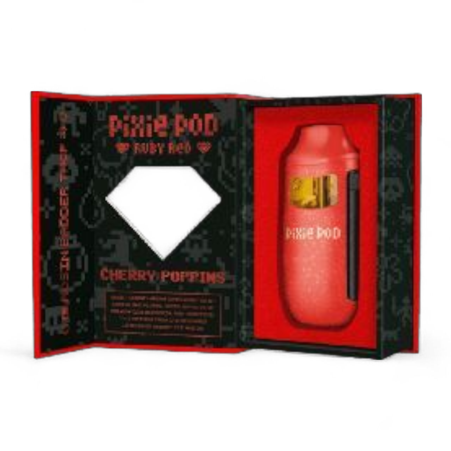 Pixie Dust - Pixie Pod Ruby Red - Cherry Poppins Disposable - THCP - $32.99   Classy C