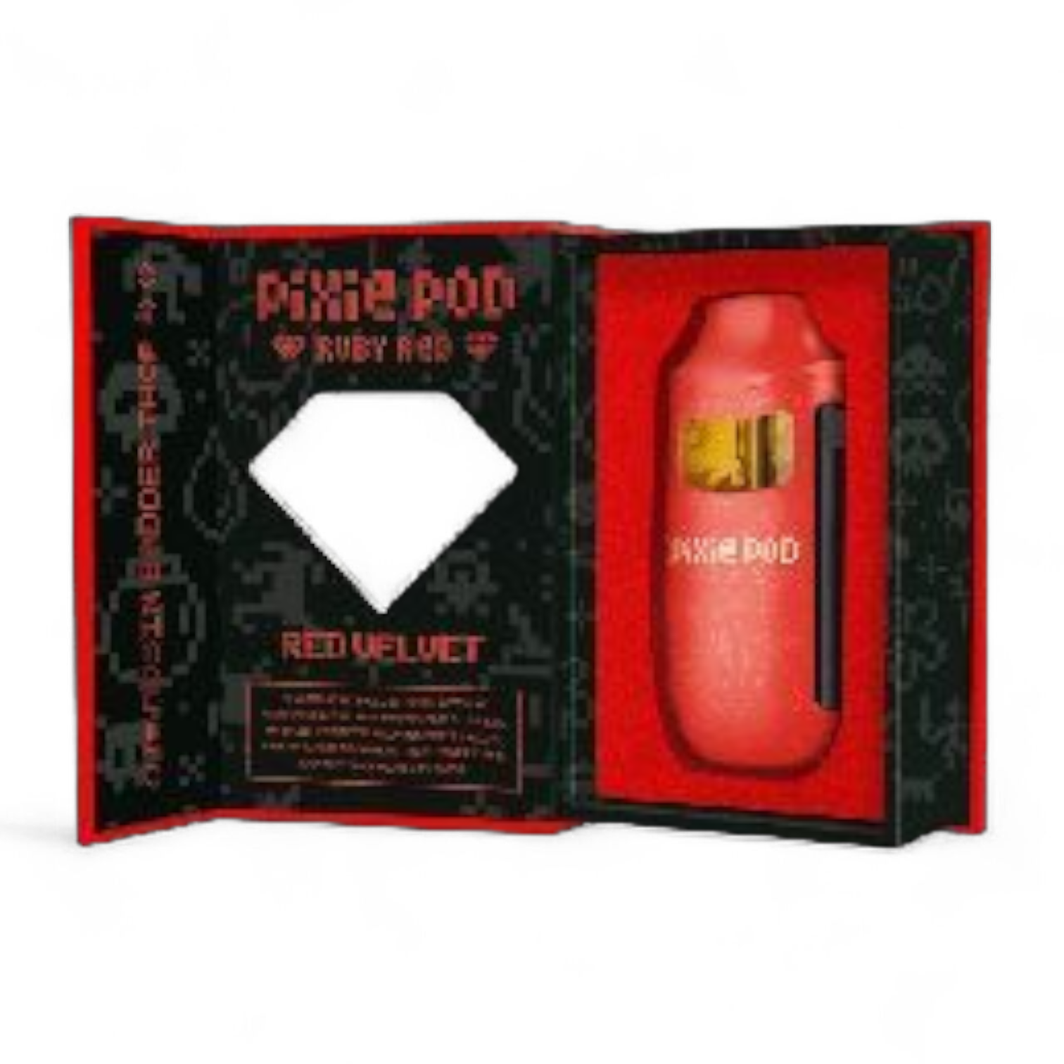 Pixie Pod Ruby Red - Red Velvet Disposable - THCP