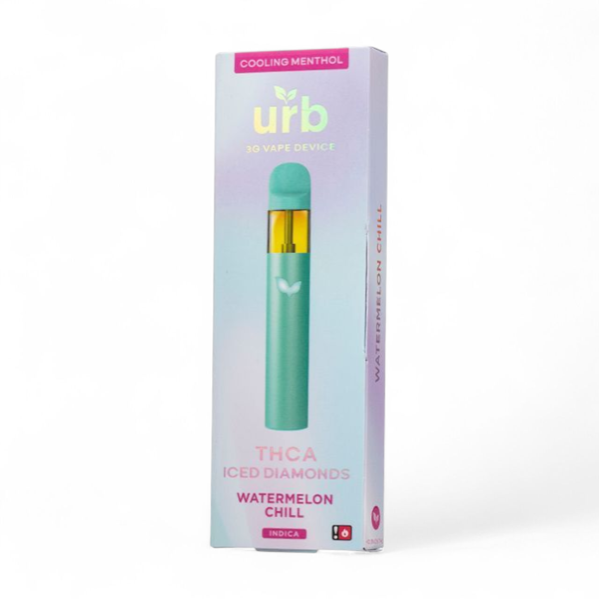 Urb - Iced Diamonds Cooling Menthol - Watermelon Chill Disposable - THCA