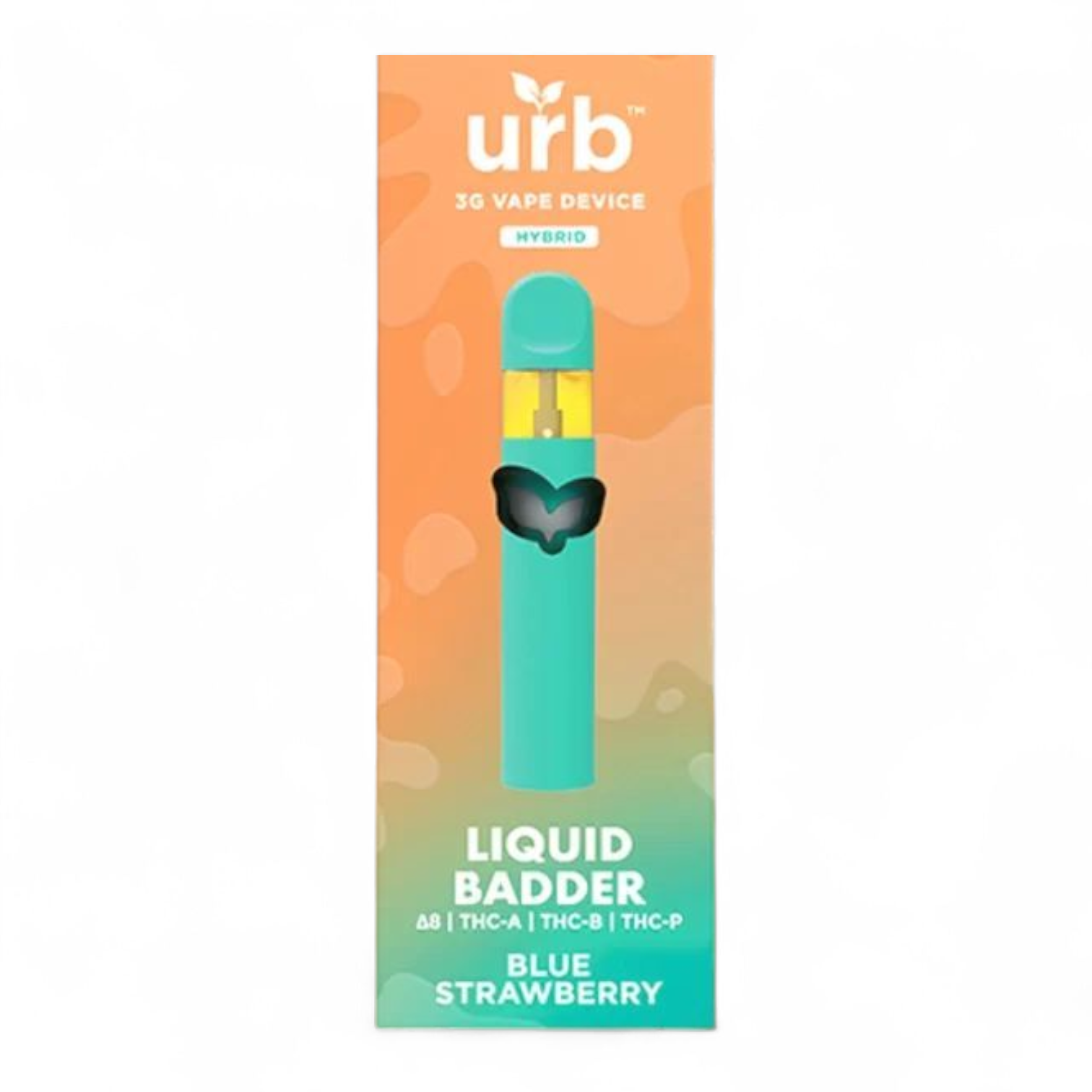 Urb - Liquid Badder - Blue Strawberry Disposable - DELTA8/THCA/THCB/THCP