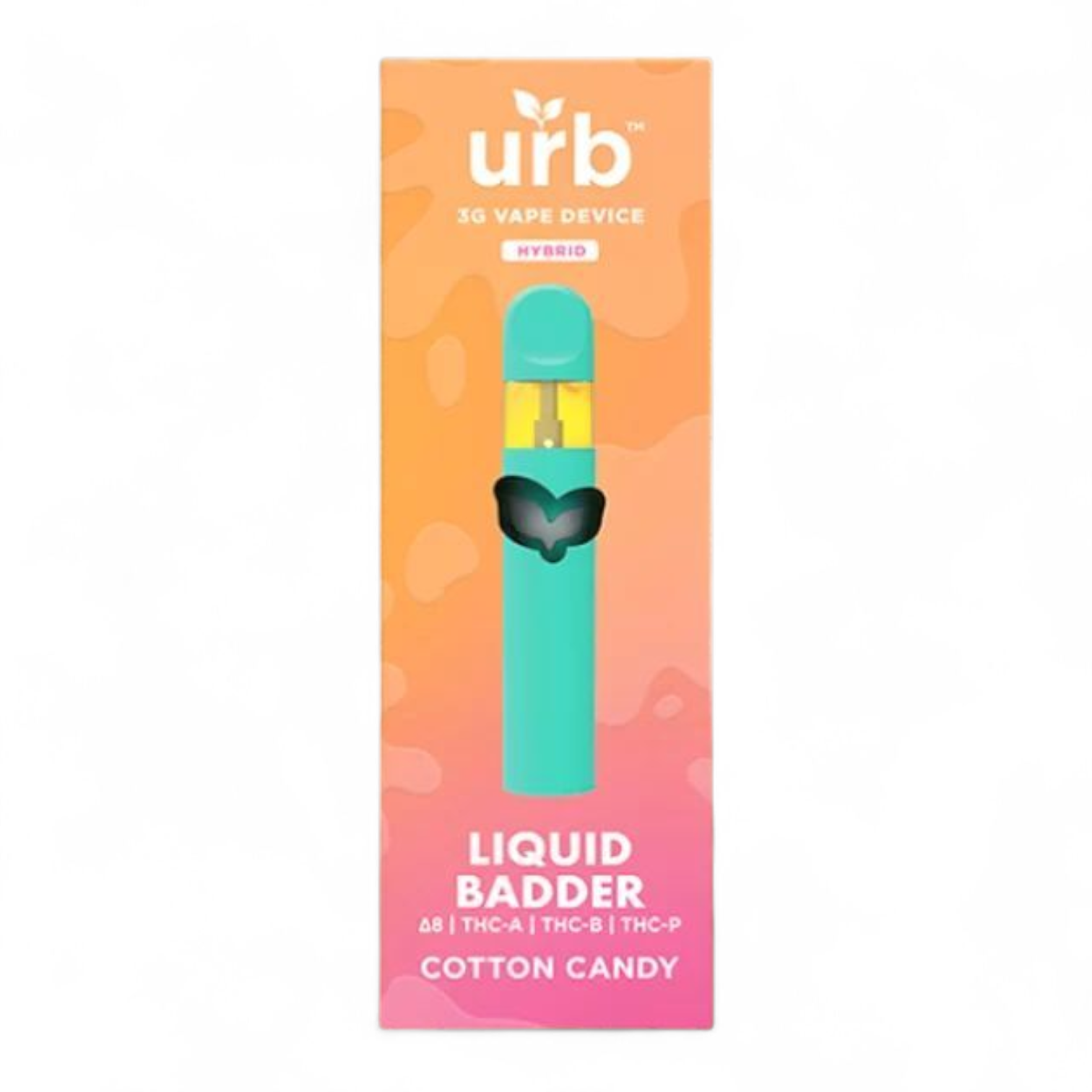 Urb - Liquid Badder - Cotton Candy Disposable - DELTA8/THCA/THCB/THCP