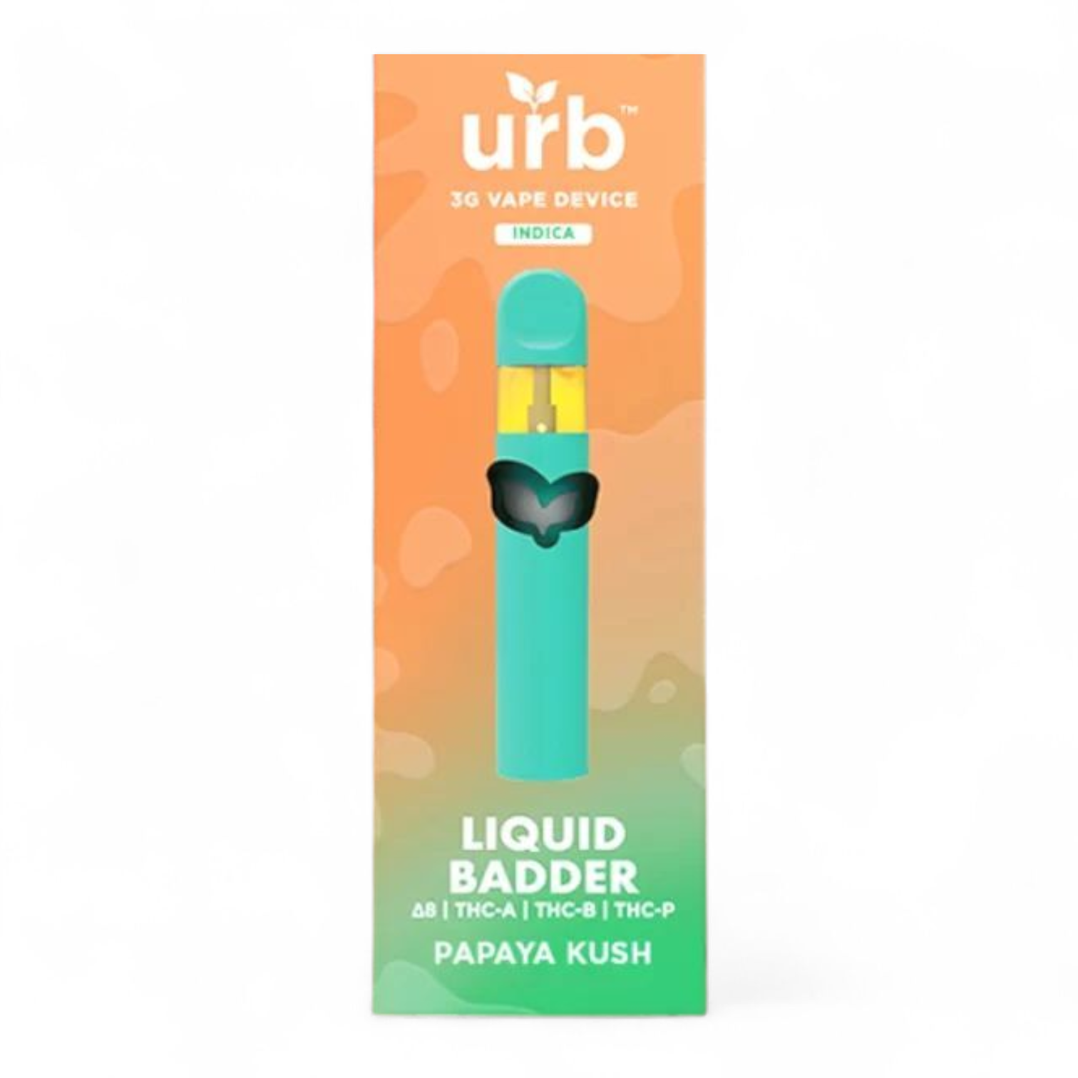 Urb - Liquid Badder - Papaya Kush Disposable - DELTA8/THCA/THCB/THCP