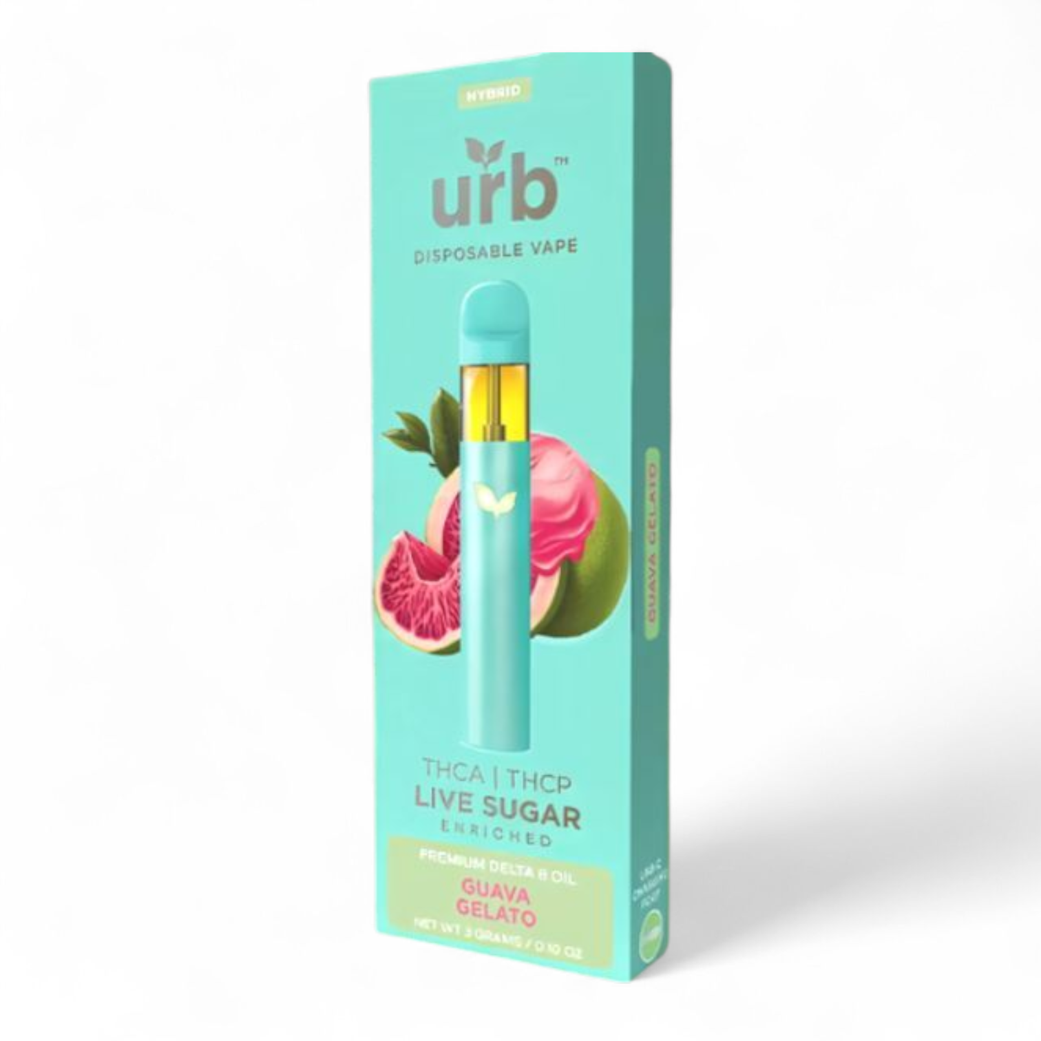 Urb - Live Sugar - Guava Gelato Disposable - THCP/THCA