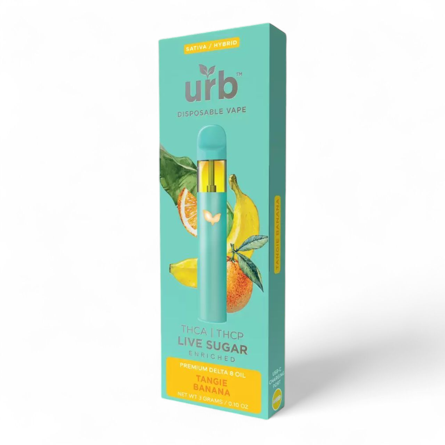 Urb - Live Sugar - Tangie Banana Disposable - THCP/THCA