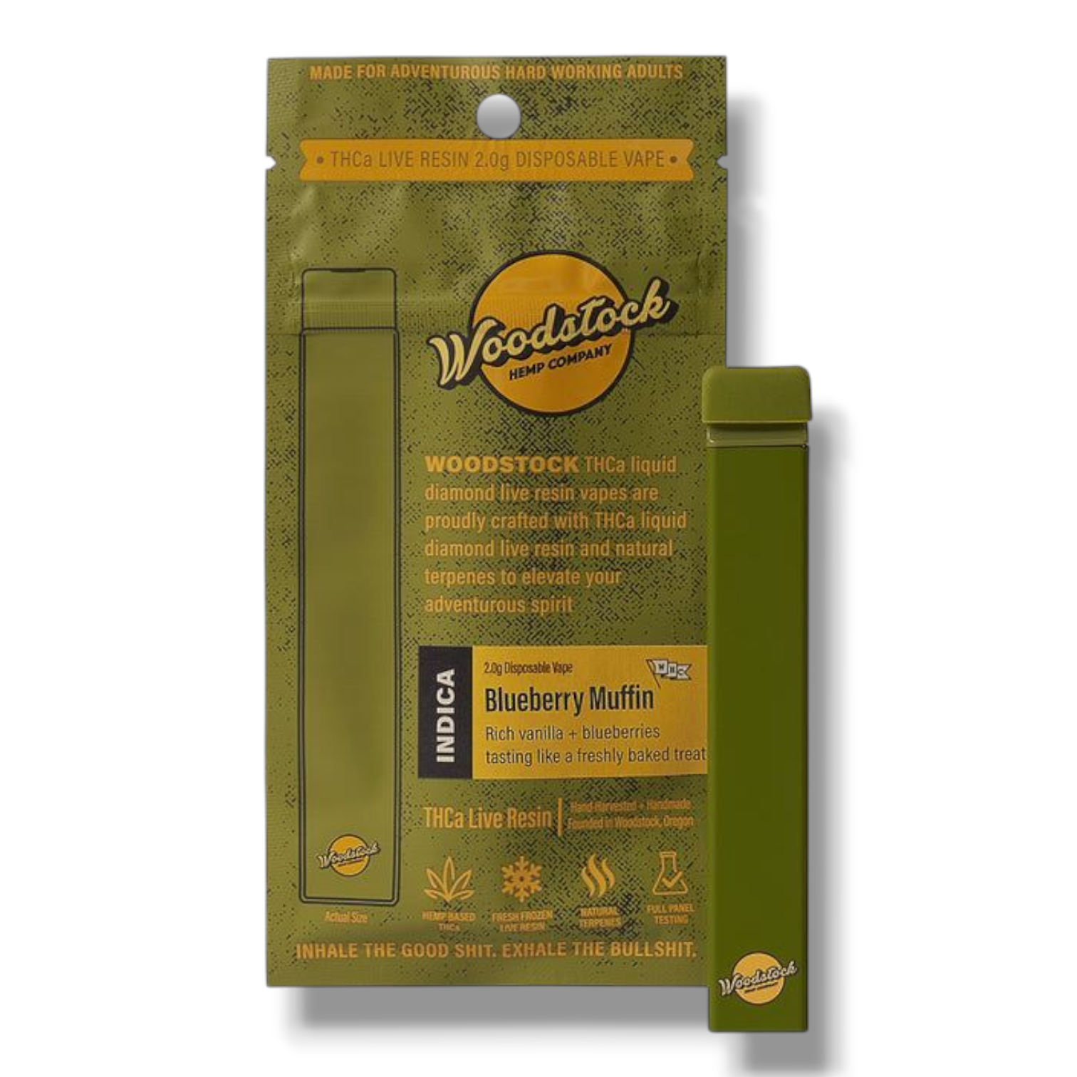 Wildwood - Woodstock - Blueberry Muffin Disposable - THCA