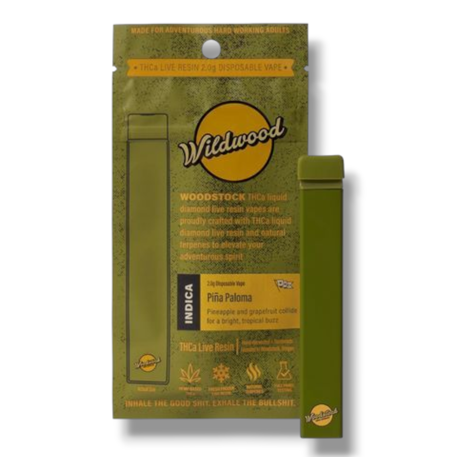 Wildwood - Woodstock - Pina Paloma Disposable - THCA